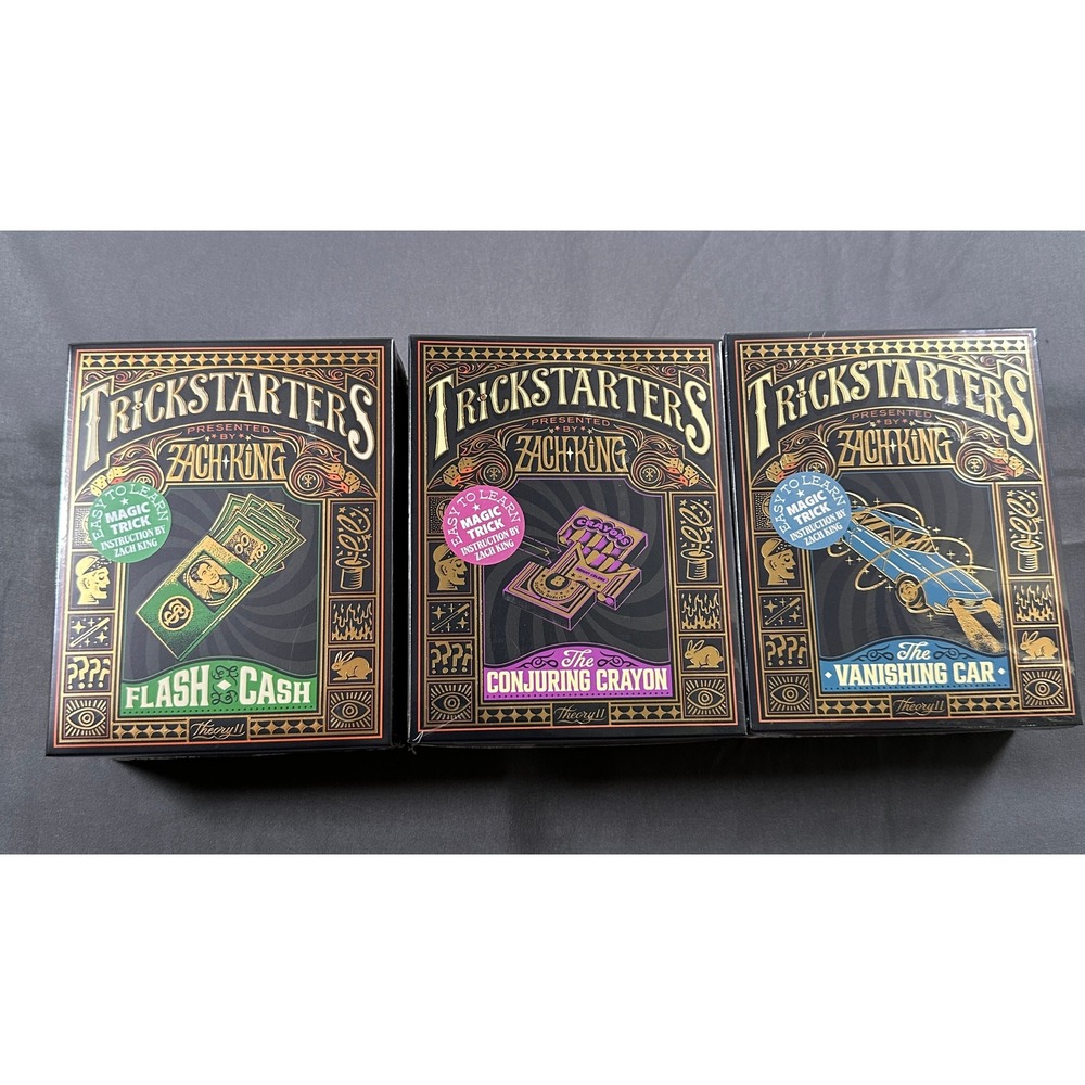 Zach King Trickstarters Magic Set Flash Cash Conjuring‎ Crayon Vanishing Car